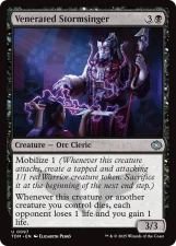 Venerated Stormsinger card image