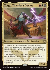 Zurgo, Thunder’s Decree card image
