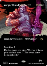 Zurgo, Thunder’s Decree card image