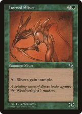 Horned Sliver card image