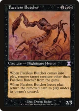 Faceless Butcher card image