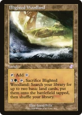 Blighted Woodland card image