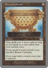 Bronze Calendar card image