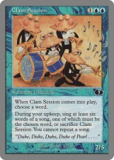 Clam Session card image