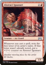 Abstract Iguanart card image