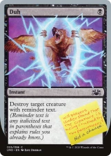 Duh card image