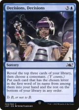 Decisions, Decisions card image