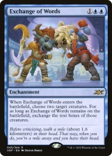 Exchange of Words card image