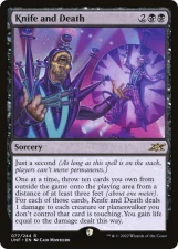 Knife and Death card image