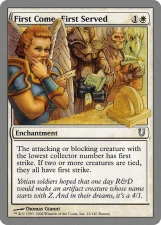 First Come, First Served card image