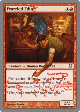 Frazzled Editor card image