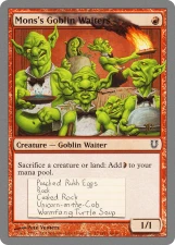 Mons’s Goblin Waiters card image