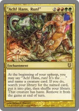 “Ach! Hans, Run!” card image