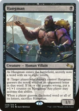 Hangman card image