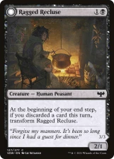 Ragged Recluse // Odious Witch card image