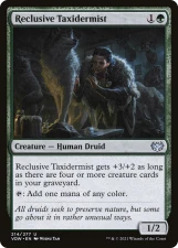 Reclusive Taxidermist card image