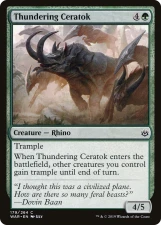 Thundering Ceratok card image
