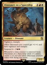 Dinosaurs on a Spaceship card image