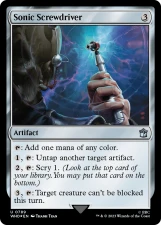 Sonic Screwdriver card image