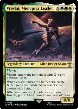 Vrestin, Menoptra Leader card image