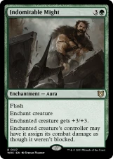 Indomitable Might card image