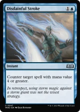 Disdainful Stroke card image