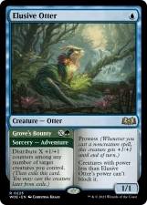 Elusive Otter // Grove’s Bounty card image