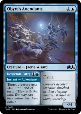 Obyra’s Attendants // Desperate Parry card image