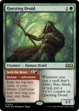 Questing Druid // Seek the Beast card image