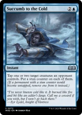 Succumb to the Cold card image