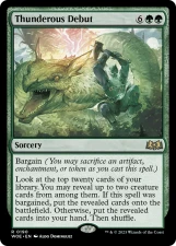 Thunderous Debut card image