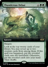 Thunderous Debut card image