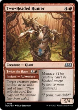 Two-Headed Hunter // Twice the Rage card image
