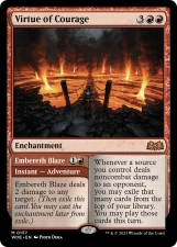 Virtue of Courage // Embereth Blaze card image
