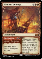 Virtue of Courage // Embereth Blaze card image