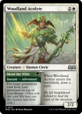 Woodland Acolyte // Mend the Wilds card image