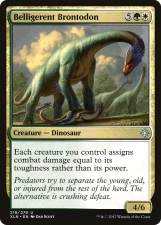 Belligerent Brontodon card image