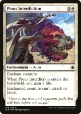 Pious Interdiction card image