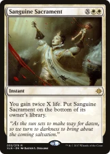 Sanguine Sacrament card image