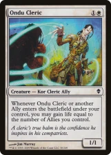 Ondu Cleric card image