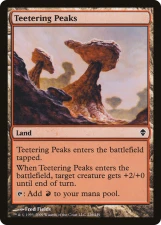 Teetering Peaks card image