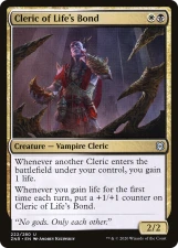 Cleric of Life’s Bond card image