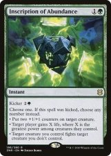 Inscription of Abundance card image
