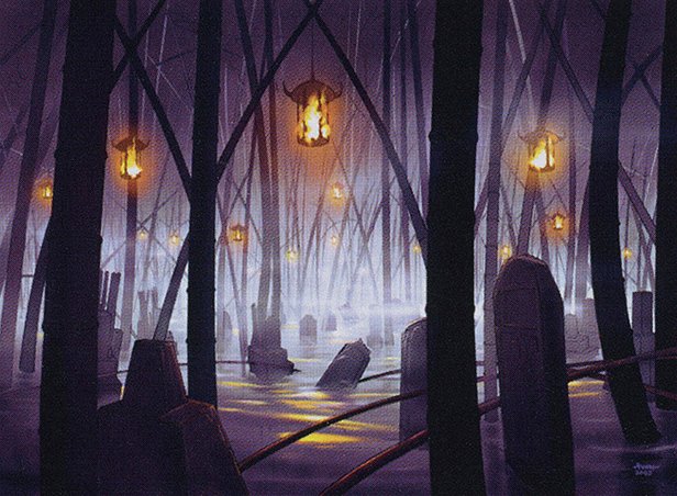 Lantern-Lit Graveyard