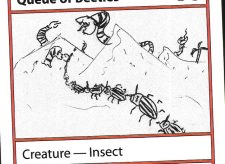 Queue of Beetles