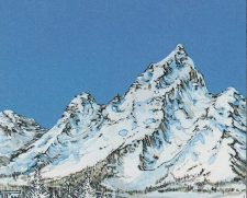 Snow-Covered Mountain
