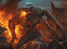 Smoldering Werewolf // Erupting Dreadwolf