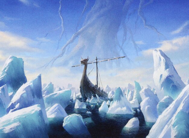 Snow-Covered Island