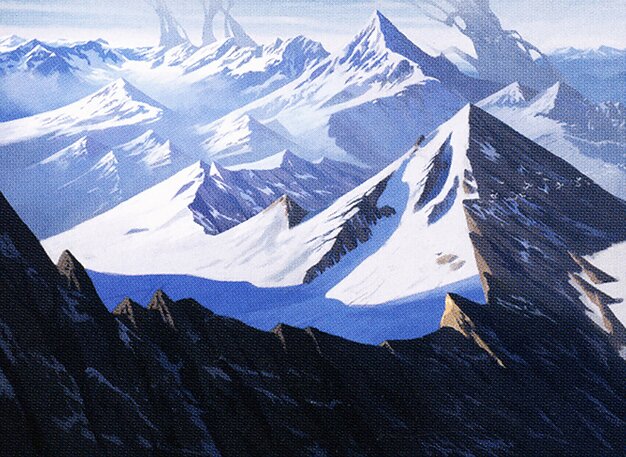 Snow-Covered Mountain