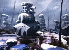 Snow-Covered Swamp